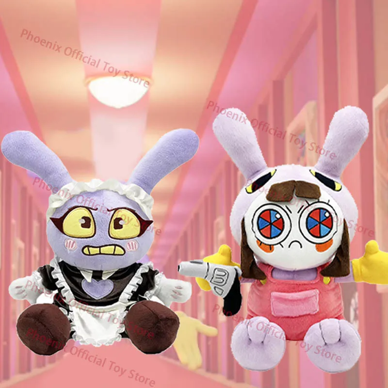

Удивительная горничная Jax Pomni, плюшевая милая аниме-кролик Jax Plushie Kawaii, мультяшная мягкая кукла, мягкий декор, подушка, кукла, детский подарок на день рождения
