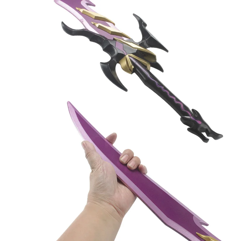 سولو التسوية كاتانا 1: 1 نمط استعادة تأثيري شخصية الدعائم خشبية ألعاب من الخيزران السيف مع علبة جلدية #3