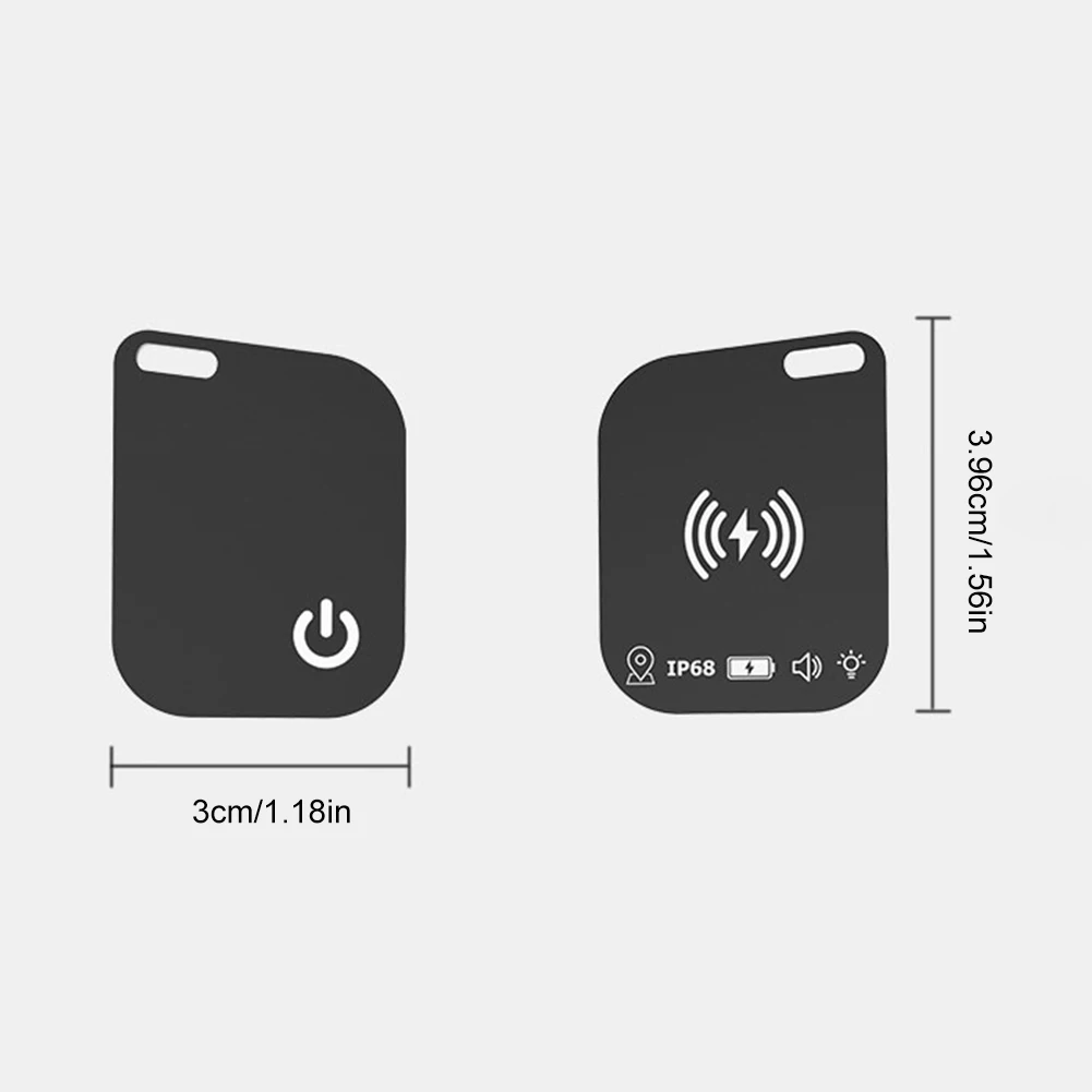 Wireless Charging Item Card Finder Works for Apple Find My Smart Tag Wallet Tracker Wallet Anti-loss Card for Keys Suitcase Bag