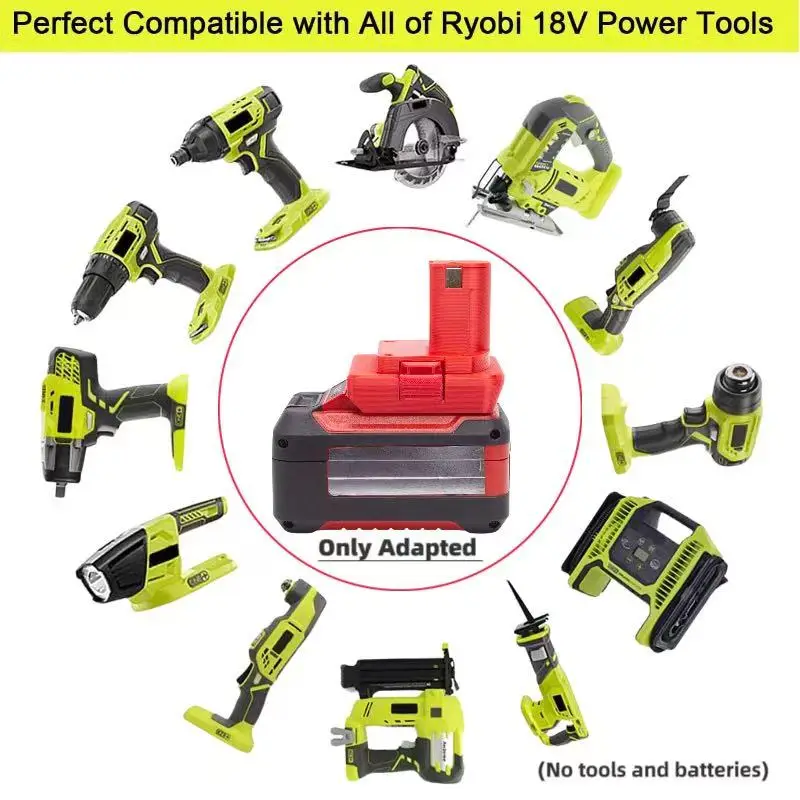 Battery Adapter For  Ein-hell /Ozito 18Vcompatible To For Ryobi 18v Tools Converter(Not include tools and battery）