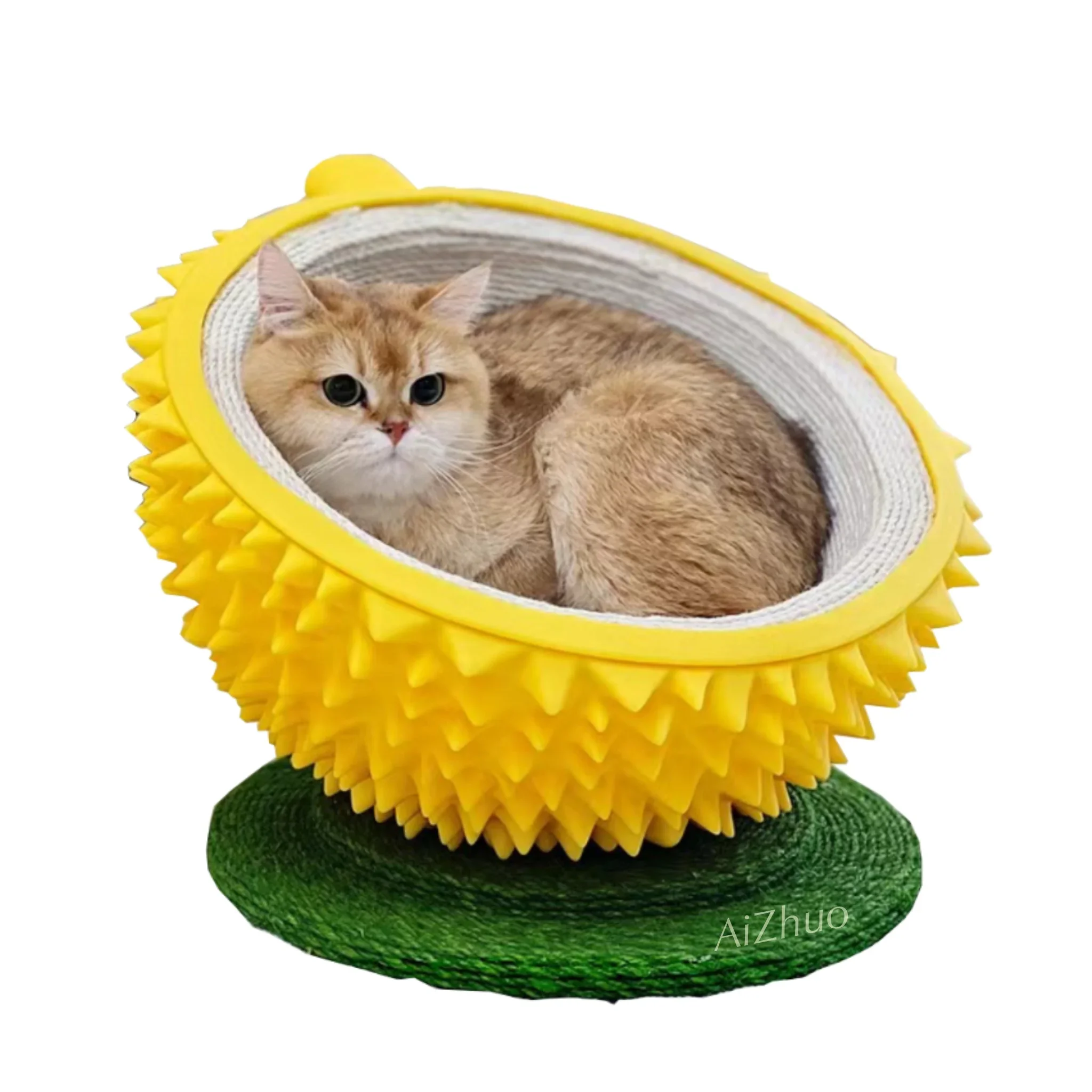 Durian sisal cat house cat scratching board nest all-season universal sisal round scratch-resistant itchy winter dog house cats