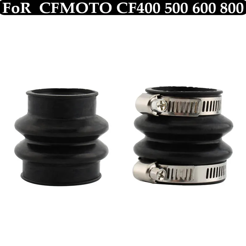 

FoR CFMOTO Four-wheel off-road ATVs drive shaft corrugated sleeves CF400, 500, 600, 800 rubber + hose clamps