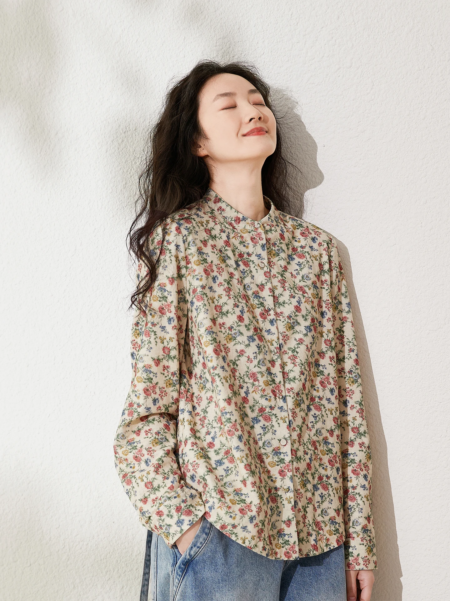 

Шикарный китайский художественный кардиган с цветочным принтом, длинными рукавами, из хлопкового бархата, женский винтажный кардиган с открытым передом, модный весенний кардиган для женщин.