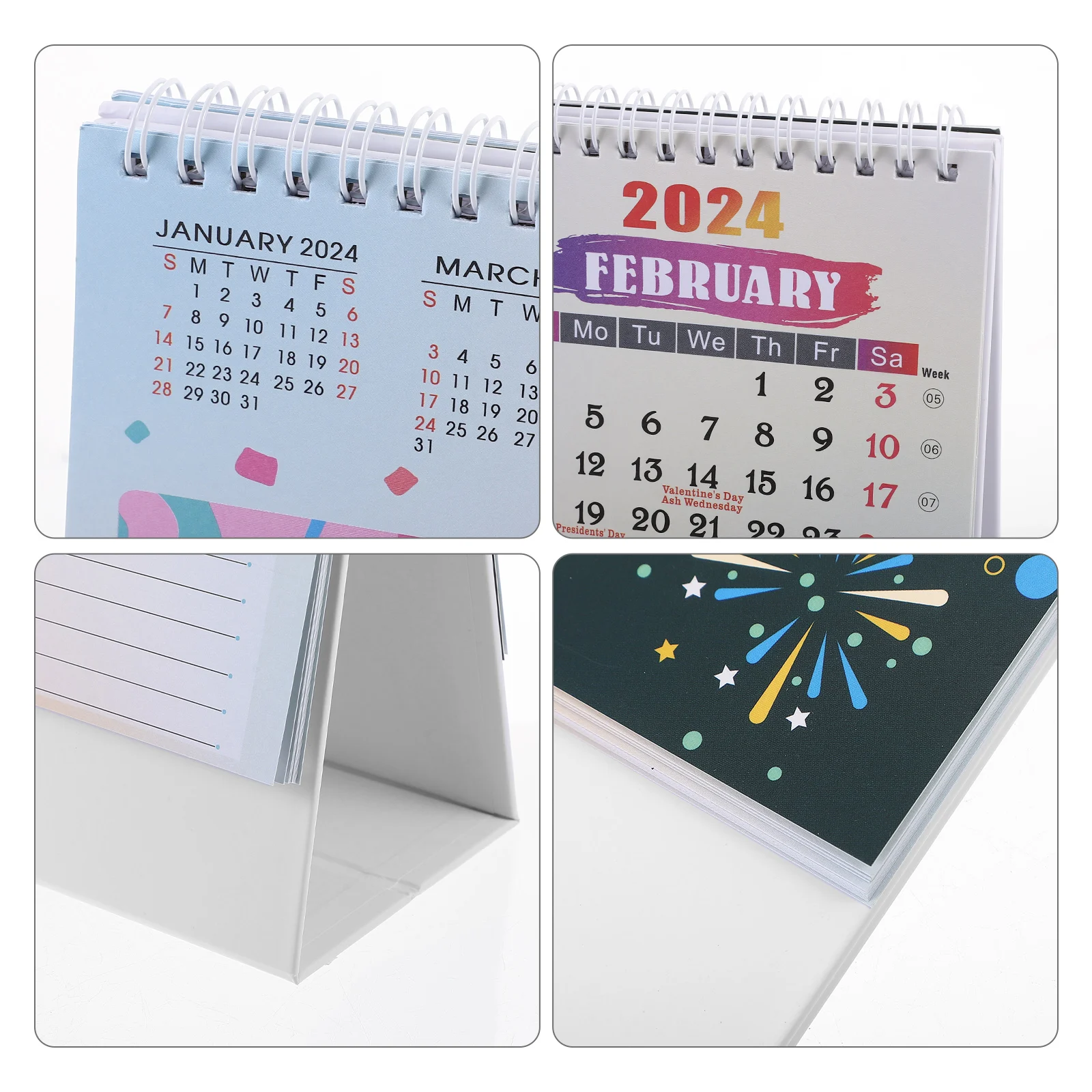 

Office Desk Decorations Desktop Ornaments Calendar New Year's Eve Standing 2024