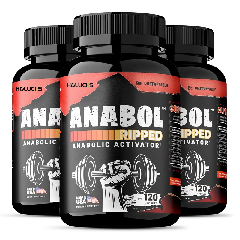 

Anabol Ripped Anabolic Muscle Builder - Предтренировочный комплекс для укрепления мышц, повышения выносливости, энергии и массы мышц.