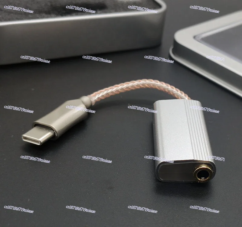 ES9318 DAC Headphone Amplifier Cable Type C to 3.5mm HiFi Portable USB C to 3.5mm Audio Adapter with DSD Decoding for Phone