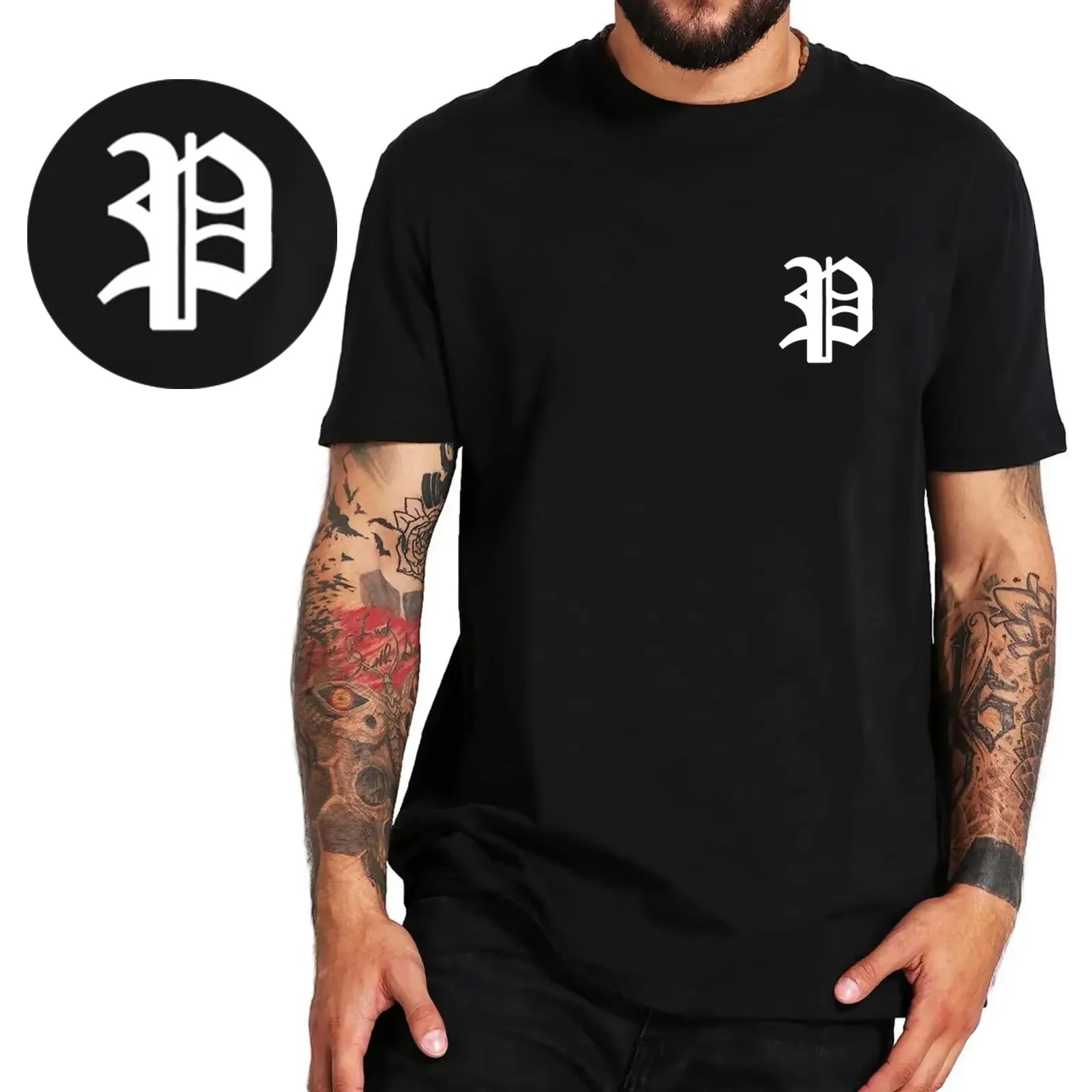 PLEIN SKULL Casual Printed Men T-shirt Loose Oversized Summer Tee Top Luxury Brand Fashionable Hip Hop Short-Sleeved S-6XL