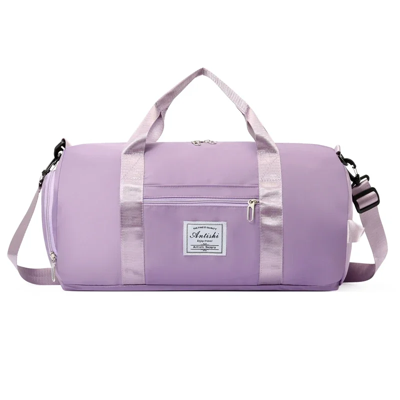 

Oxford Textile Zipper 2024 New Travel Bag Solid Color Large Capacity Versatile Casual Crossbody Bag Soft Simple Travel Tote