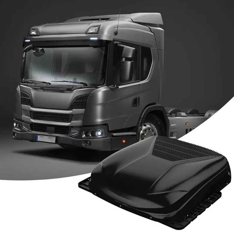 24V Rooftop Truck Air Conditioner, 2200W R410a Cooling System, High Efficiency Thermostat Control, 12-Month Warranty, RV AC Unit