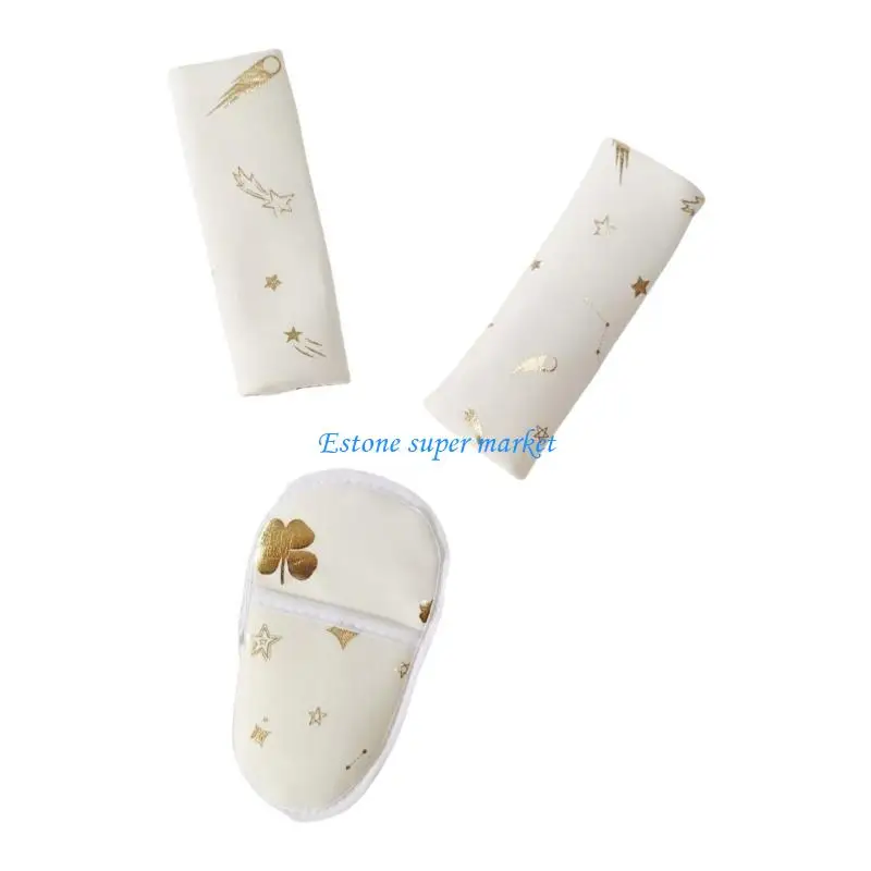 

090B 1 Set Strollers Shoulder Pad Sleeve Crotch Guard Removable Washable Accessories