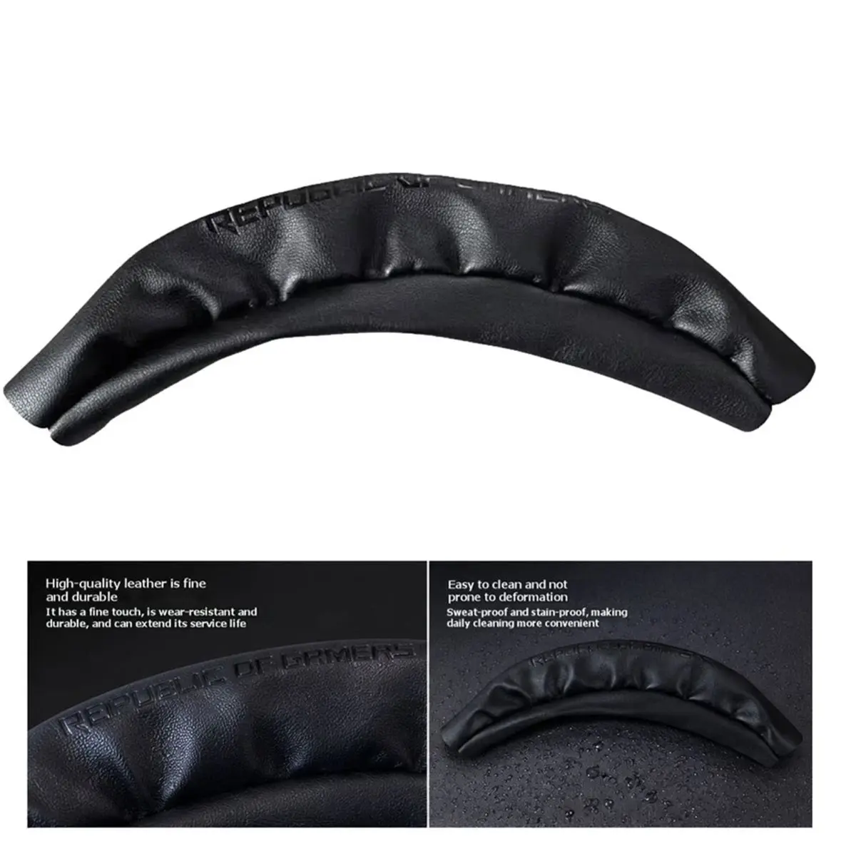 update. Headband Pad for ASUS ROG Delta USB-C 7.1 Wireless Headphone Headband Replacement Repair Parts Gray