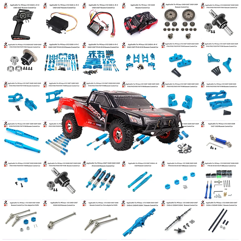 Eje De Transmisión Trasero De Acero Inoxidable Para Wltoys, 12428, 12423, 12427, FY01,02.03.12429, RC, Actualizaciones De Coche