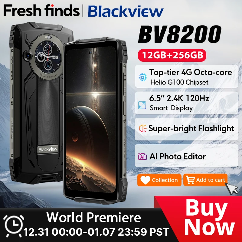 【World premiere】Blackview BV8200 Newest Rugged phone December Coming soon