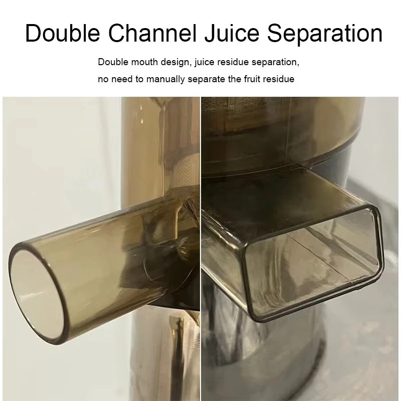 300 واط دفعة عصير منخفضة السرعة مكافحة انسداد قطع التلقائي تغذية قادوس كبير خالية من اليد عصارة بطيئة كاملة لمطعم