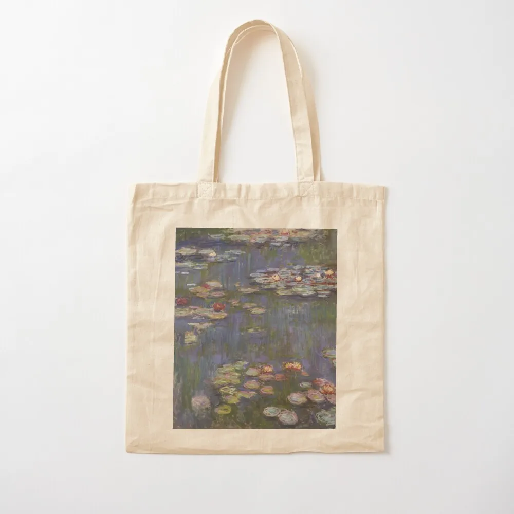 

Water Lilies (1916) - Claude Monet Tote Bag Cloth bags tote bag woman Handbags Canvas Tote Bag