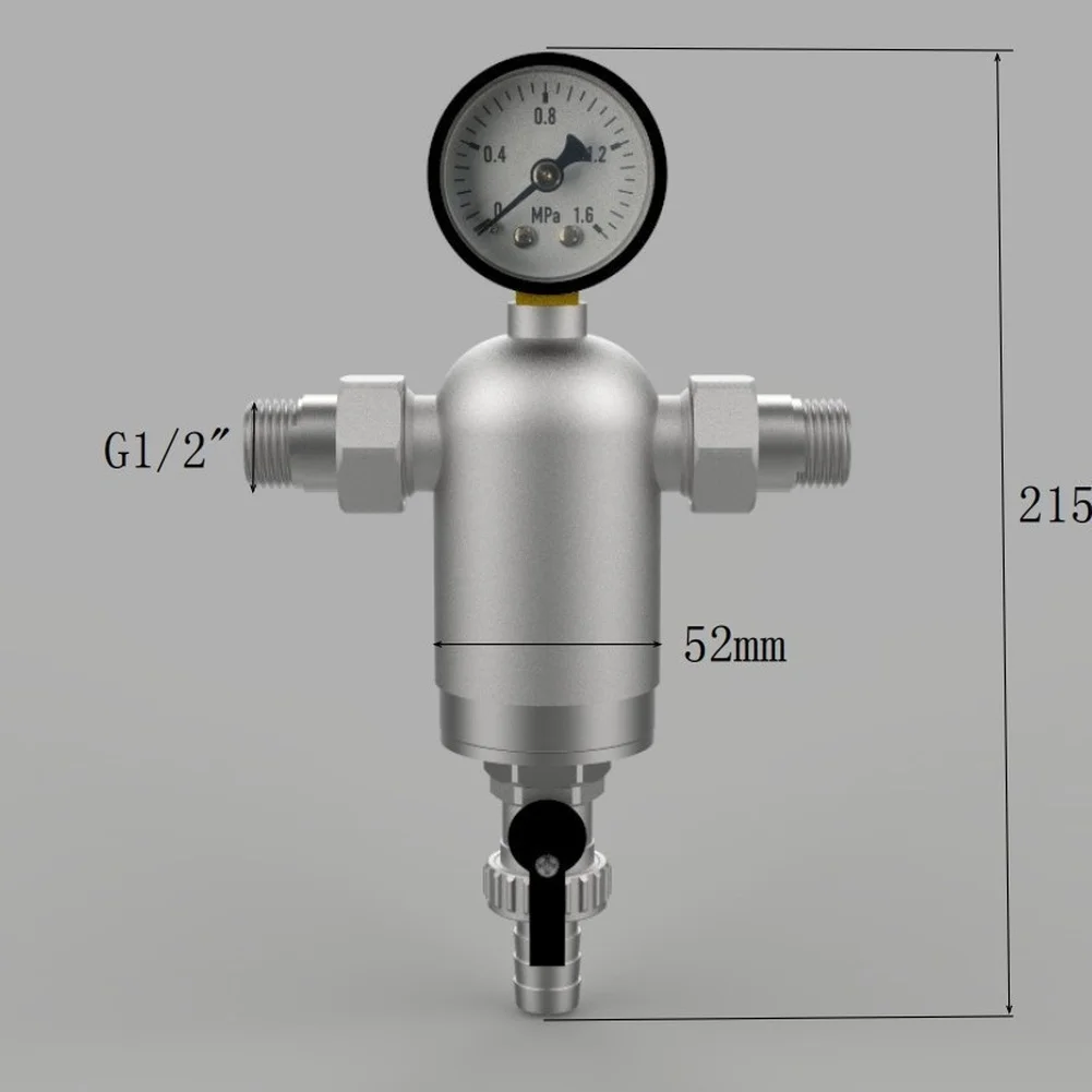 Magnetic Water Filter For Wall Hung Boiler Underfloor Heating System Pre Reusable Spin Down Sediment Water Filter
