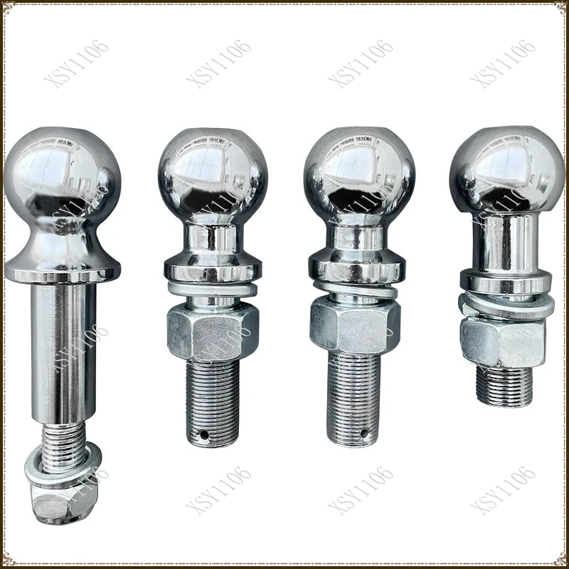 2 Inch 50.8mm & 50mm Trailer Ball, Lengthened 75mm, Thick M25 Shank Trailer Hitch Ball