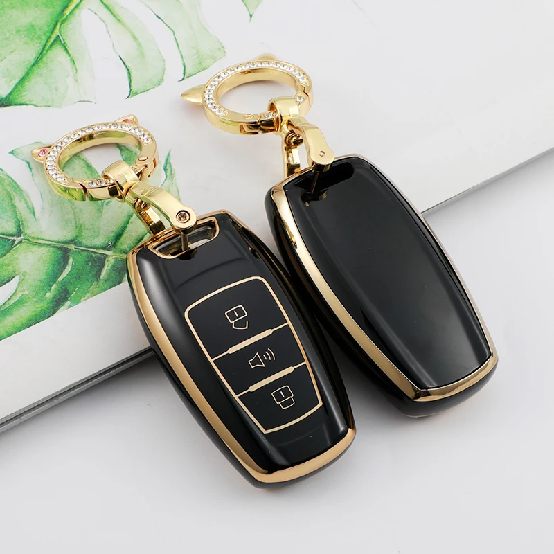 3 4 Button TPU Car Key Case Cover Keychain for Great Wall Haval Jolion H6 H7 H4 H9 F5 F7 F7X F7H H2S GMW Dargo Key Shell Fob