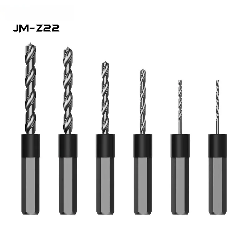 BIESUO JM-Z22 High Speed Steel Bit Carving Head Micro Head Amber Beeswax Hand Twist Hand String Drilling