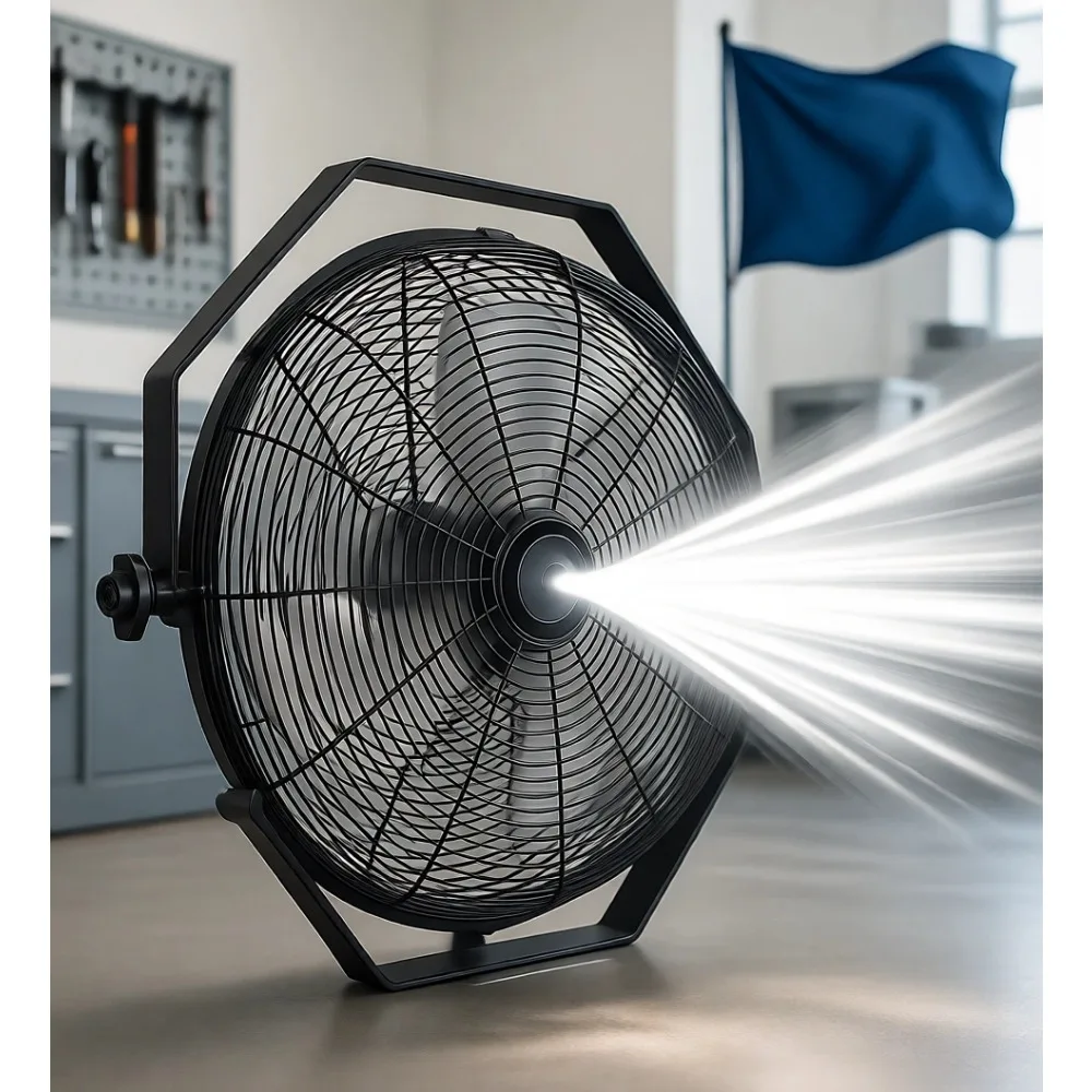 

Высокоскоростной 18-дюймовый настенный вентилятор 4000 CFM, 3 скорости, закрытый двигатель, шнур 6,5 футов, для промышленного, коммерческого и жилого использования, сертифицирован UL
