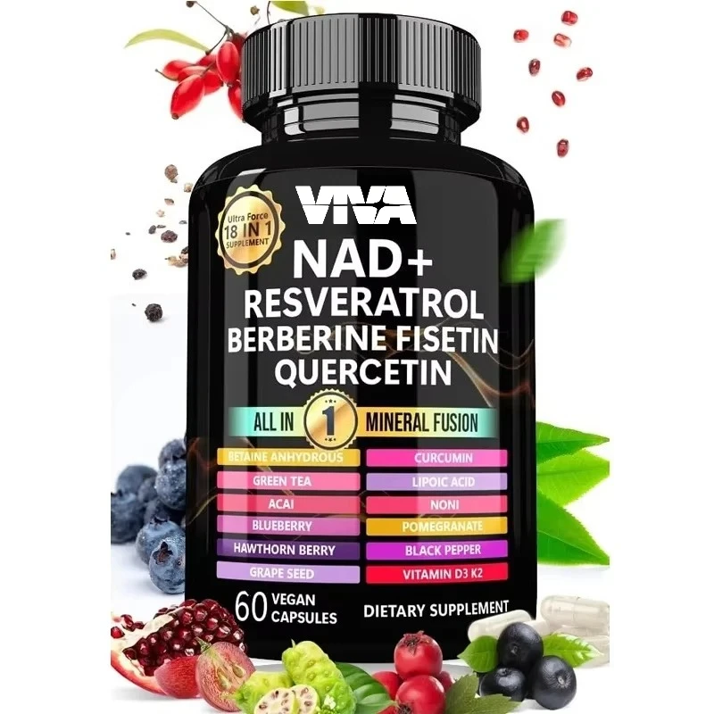 

Добавка премиум-класса NAD+ для здоровья сотовой связи и борьбы с старением — липомоальная формула с реавертролом, запросином для защиты от возраста