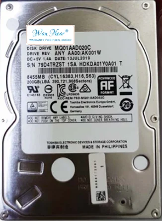 

For 200G wide temperature car MQ01AAD020C high speed SATA3