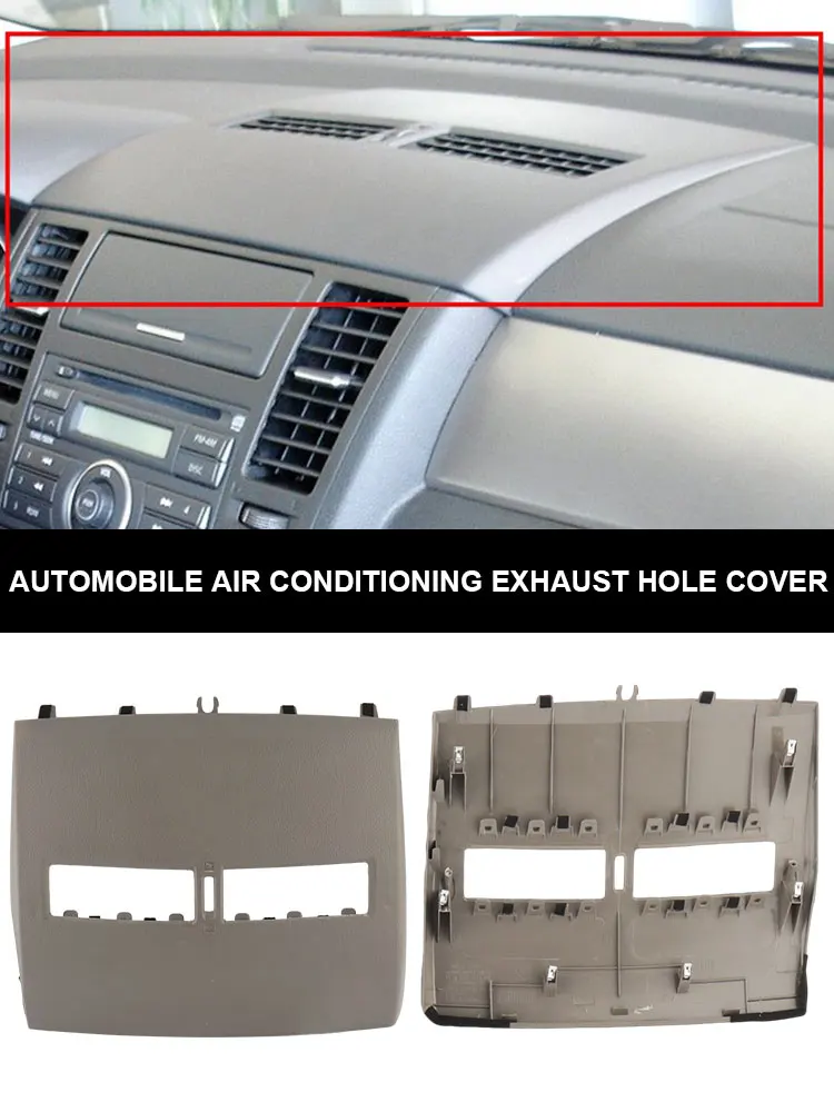 Finisher-Instrument Plate  Air Conditioner Outlet Panel Plastic Car Instrument Cover Plate for Nissan Tiida 2005-2011