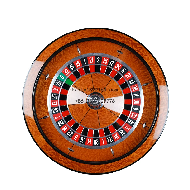 Roda Roulette Kayu Solid Mewah Profesional Berkualitas Tinggi YH 32 Inci