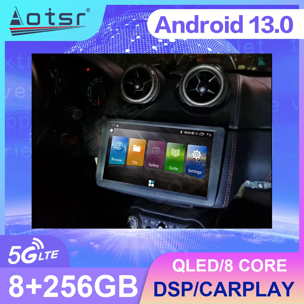 9 Inch Android Car Radio For Ferrari California Video Player Stereo Auto GPS  Navigation Vehicle Android Stereo Radio Carplay