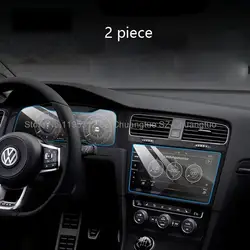 Tempered glass Screen protector film For Volkswagen Golf 7 MK7 2018 2019 2020 gps Navigation and Dashboard anti-scratch