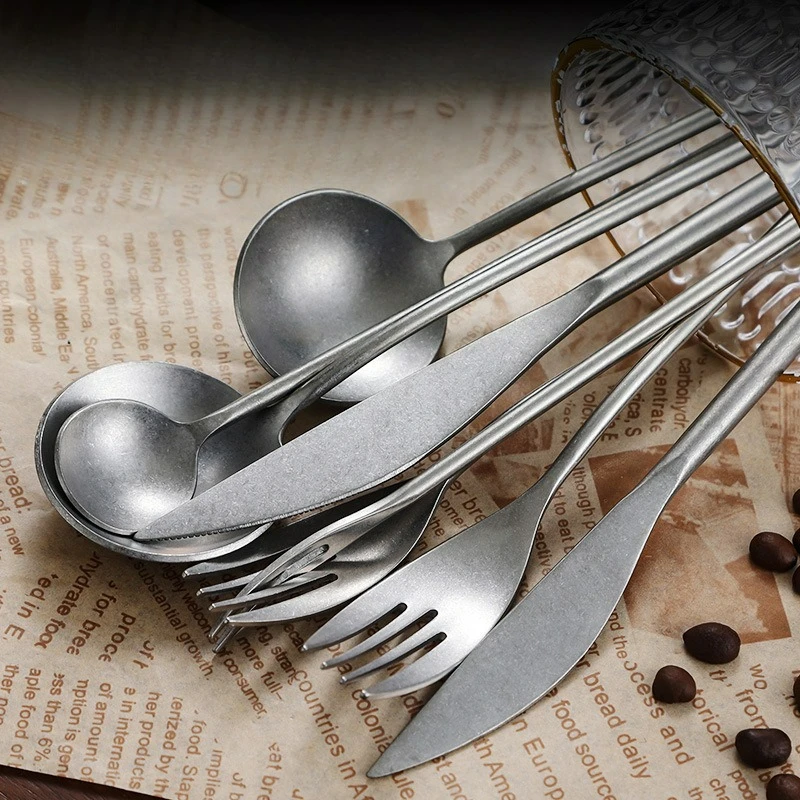 Vintage Stainless Steel Cutlery Set 6
