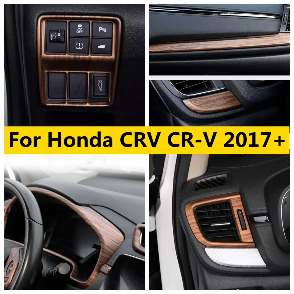 

Air Conditioning Vent AC Outlet Head Light Lamp Central Control Dashboard Cover Trim For Honda CR-V CRV 2017 - 2020 Accessories