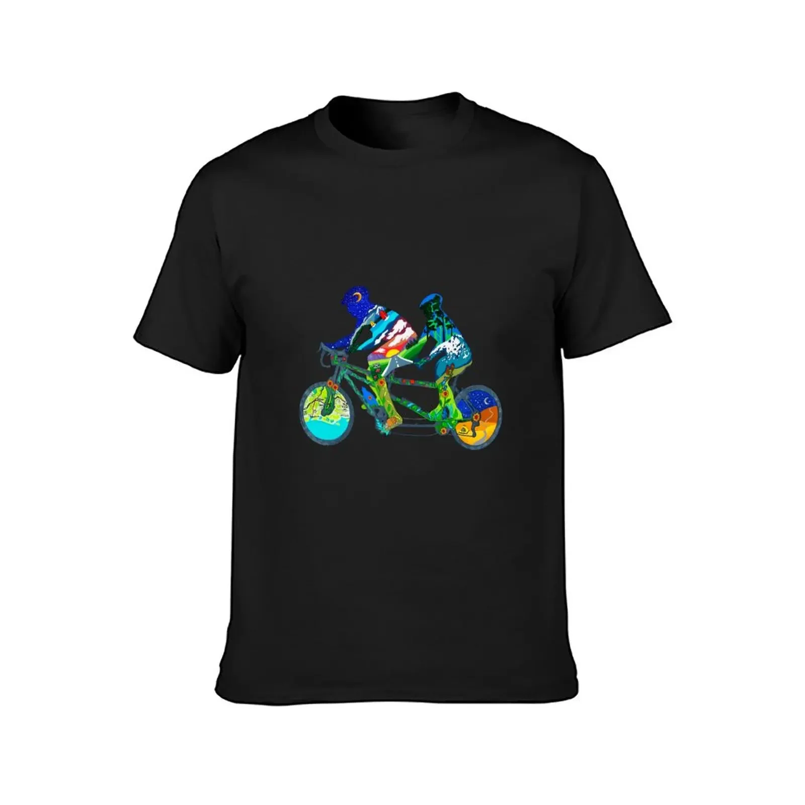 Tandem Adventures T-Shirt street wear blanks customizeds summer tops Men's t-shirt