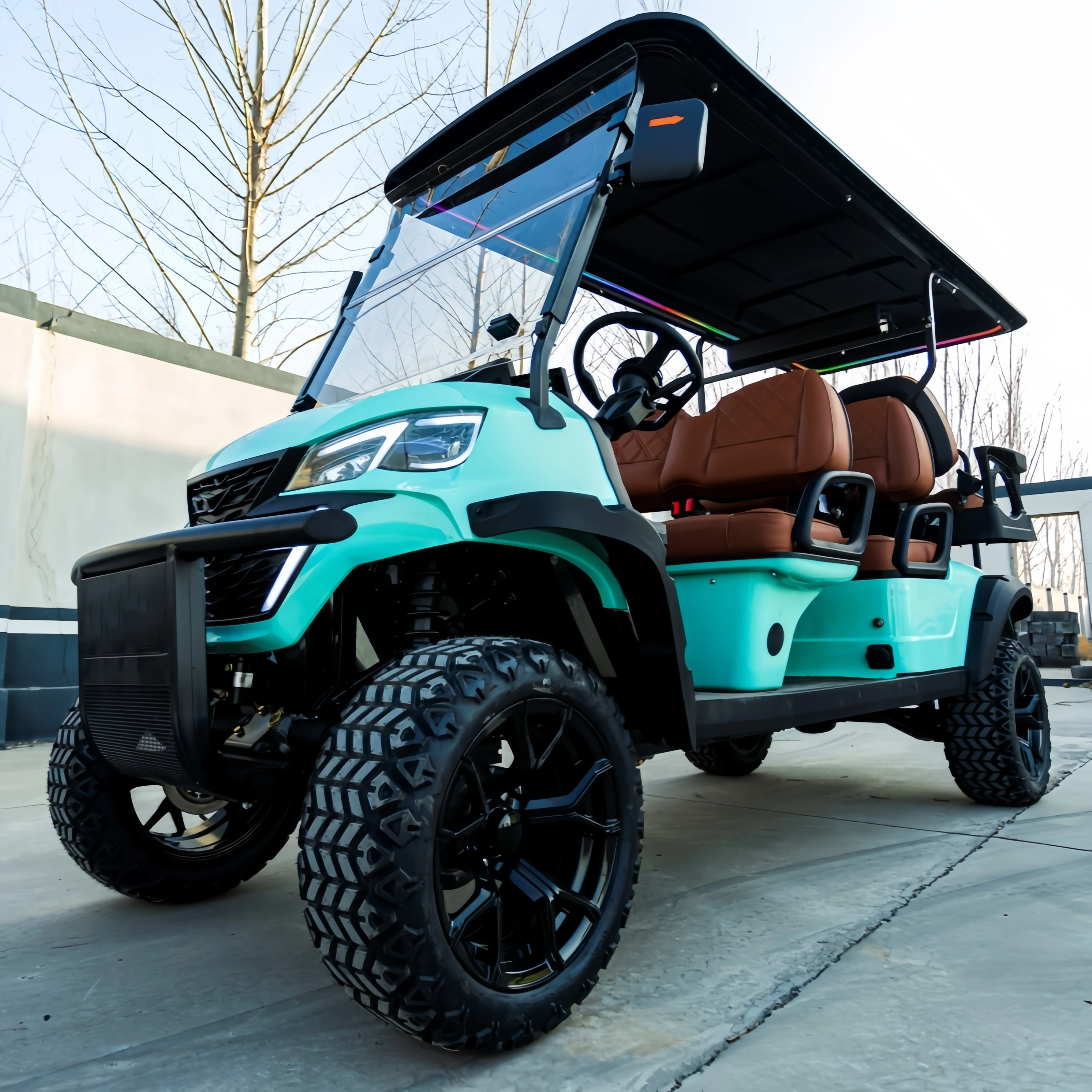 Wholesale American approved lithium golf cart 4wd off-road club car sightseeing electric golf cart