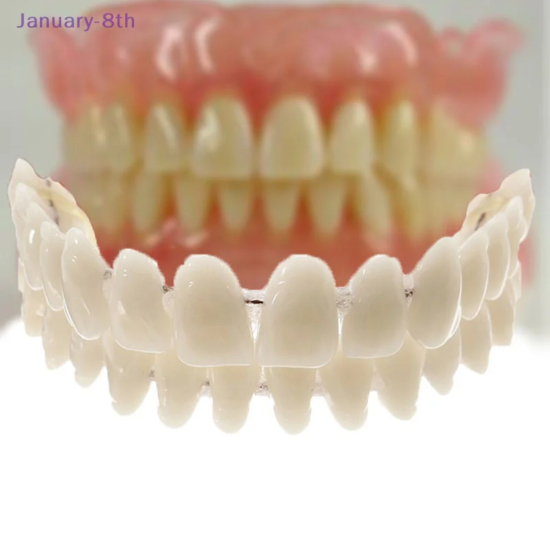 28Pcs/Set Resin Teeth Denture Manufactured Artificial Preformed Dentition