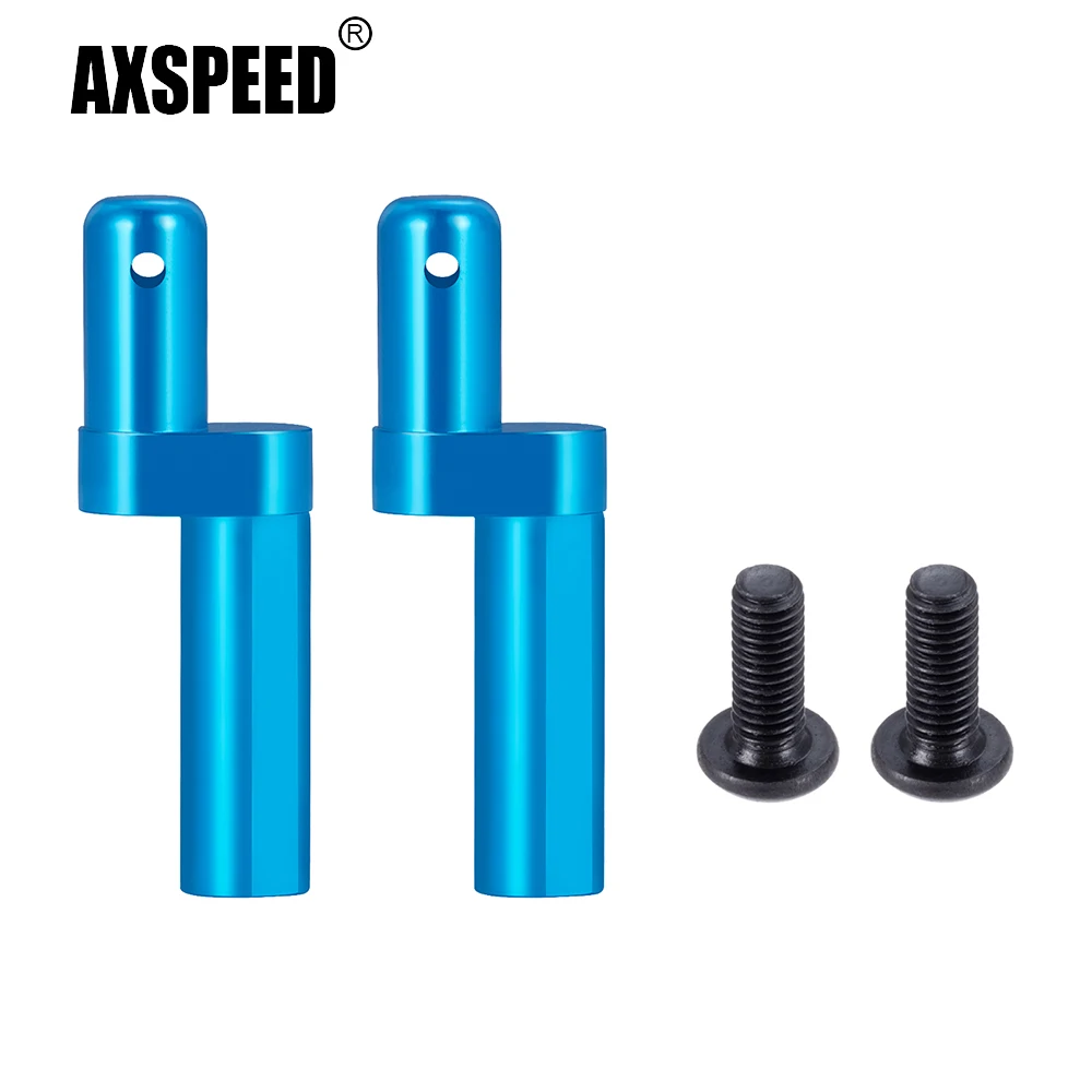 AXSPEED 2Pcs Aluminium Alloy Battery Fixing Post for Tamiya TT02 1/10 RC Drift Car Upgrade Parts