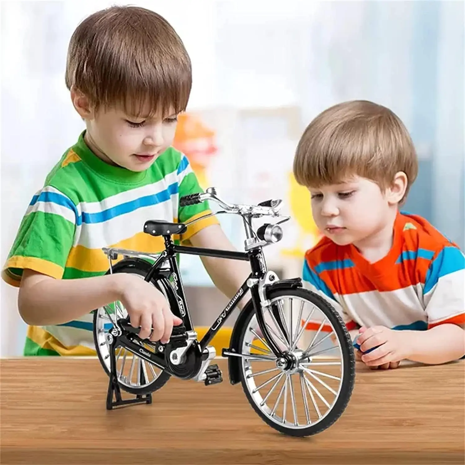 Handmade DIY bicycle Novelty Game Interactive Montessori Educational  DIY Toy set Puzzle Brain Kid Adults Game Educational Toys