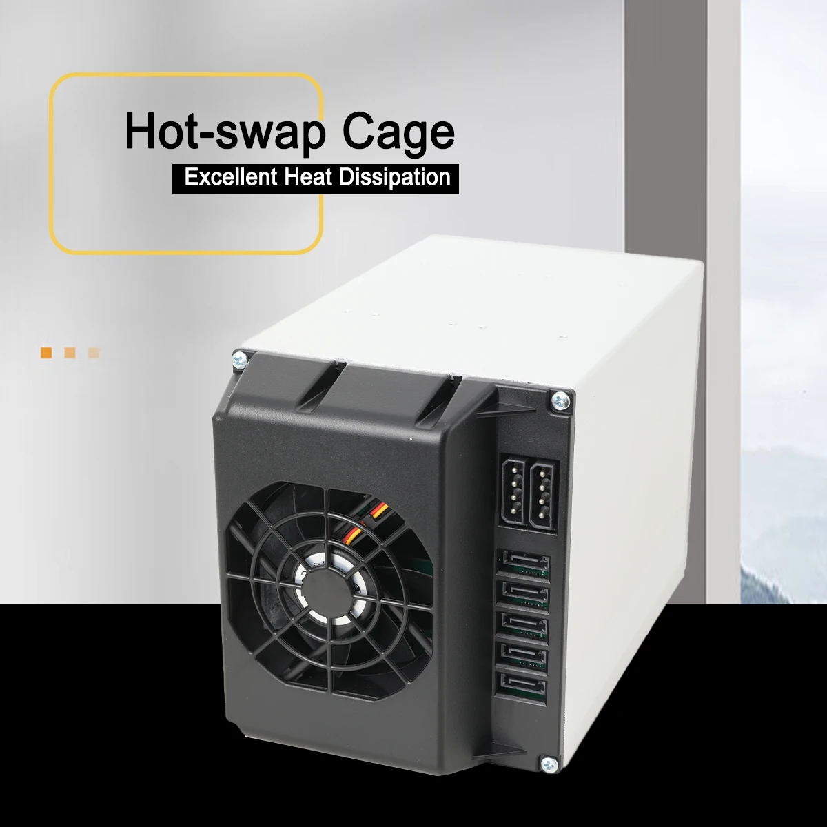 Hot Swappable Hard Disk Cage Chassis 3 X 5.25