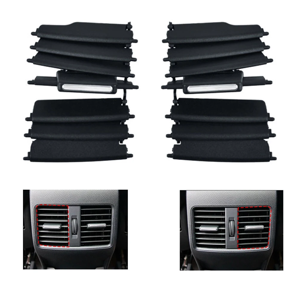 

BLACK A C Outlet Air Vent Rear Center Console Air Vent Vehicle Accessory Car Airflow Vent Comfortable Travel Experience