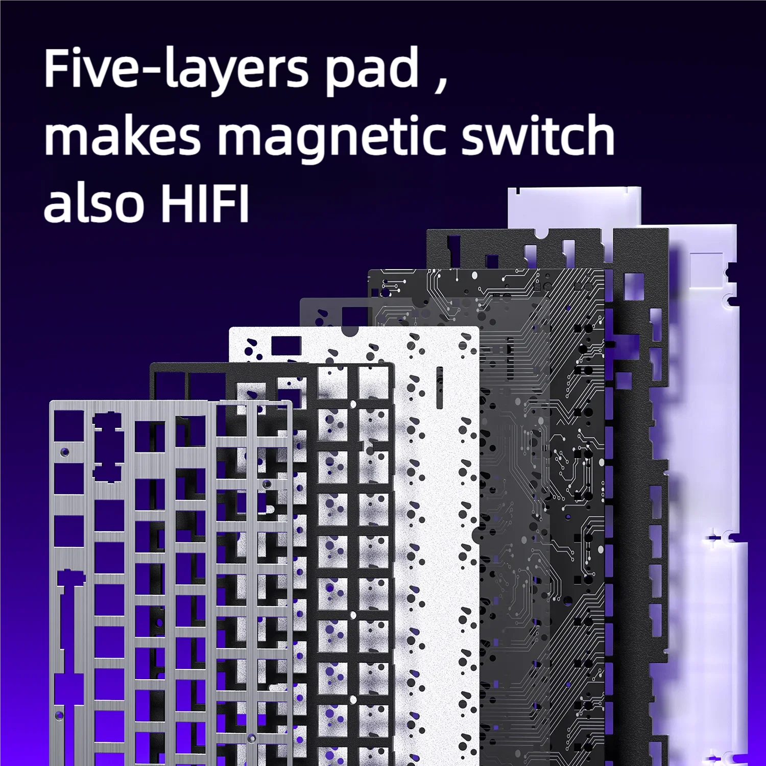 AULA HERO84 8K Магнитная клавиатура 0,01 мм с быстрым триггером, полные клавиши, горячая замена, RGB-подсветка для игр, киберспорта