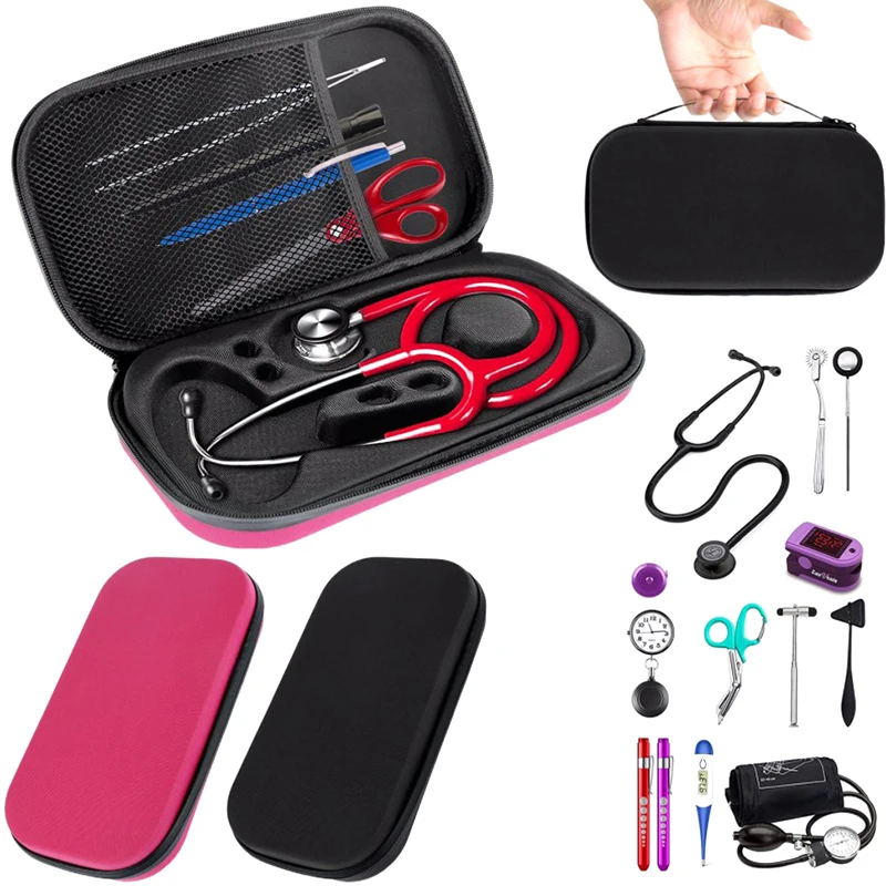 New Tethoscope Case Shockproof Stethoscope Bag Travel Portable Stethoscope Carrying Case Lightweight Stethoscope Storage Bag