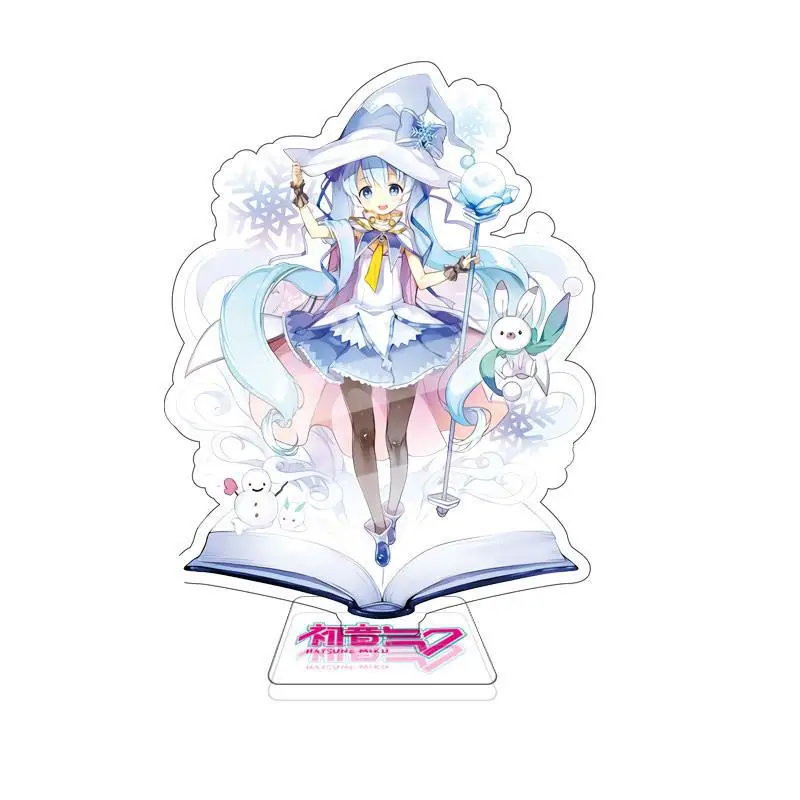 Miku Hatsune Large Acrylic Stand 15cm Double Sided Anime Figure Vocaloid Luo Tianyi Anime Merchandise Collectible Display Stand - view 5