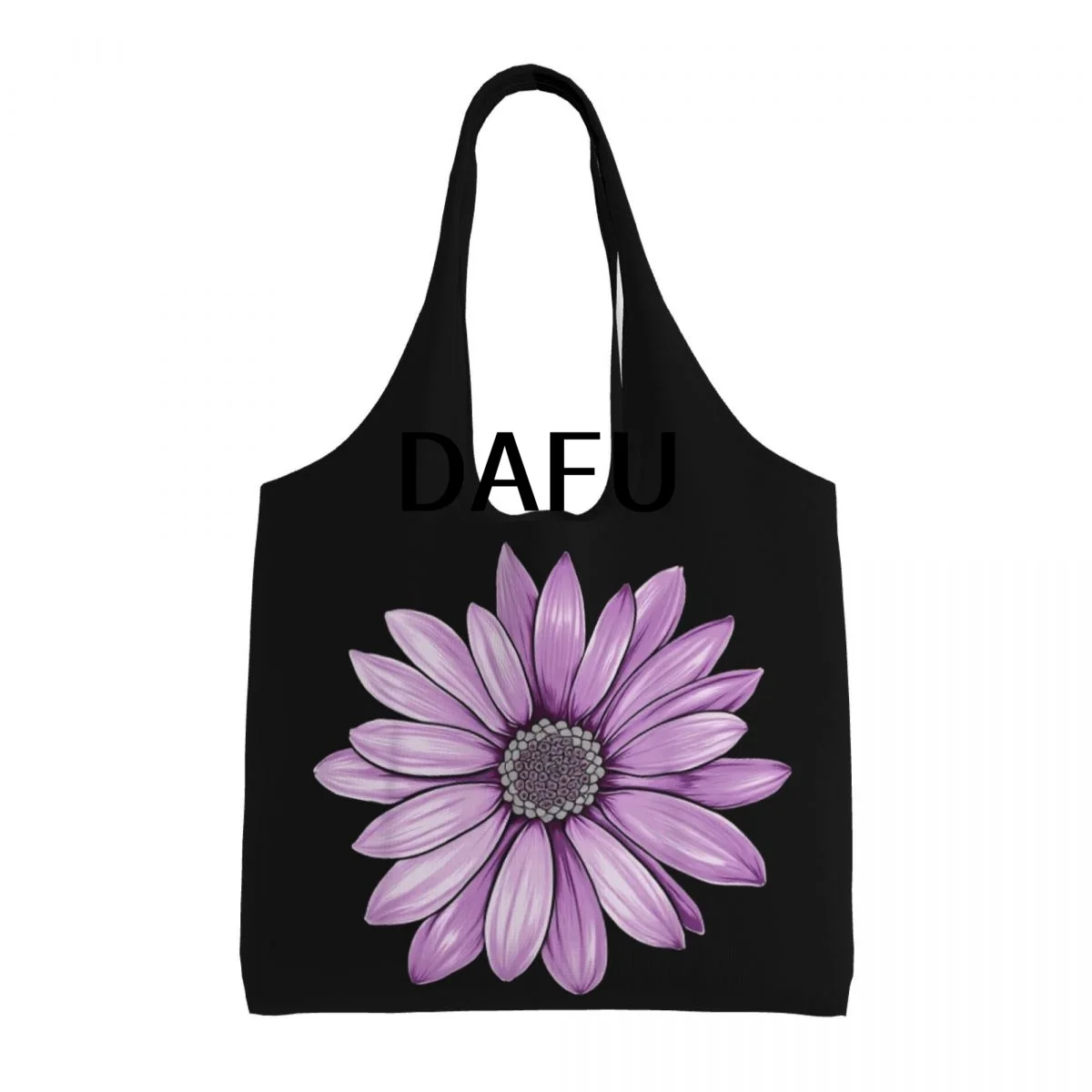 

Gorgeous Purple Chrysanthemum Large Capacity Canvas Tote Bag Single Shoulder Commute Bag For Women Eco-Friendly Shopping Bag