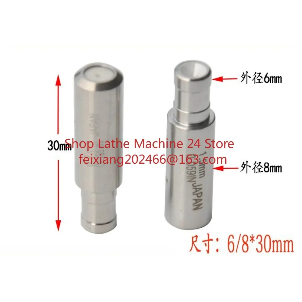 

EDM Drill Electrode Tube Ceramic Pipe Guide 6*8*30mm 1 Piece for WEDM Drilling Hole Machine