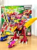 재고 있음 반다이 DX 디럭스 Zyuden Sentai Kyoryuger 애니메이션 피규어 컬렉션 장식품 장난감 선물 3