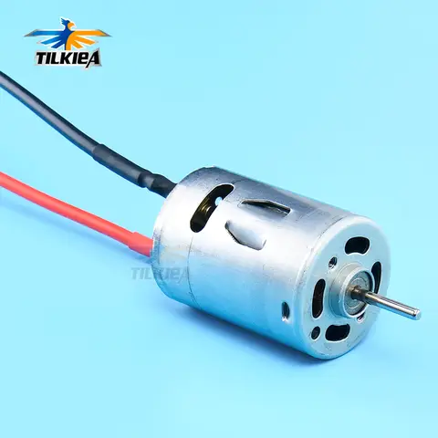 Rc Boat 380 Motor with two lines DC 6V-9V 10000 to 15000rpm Better for 2S lithium battery