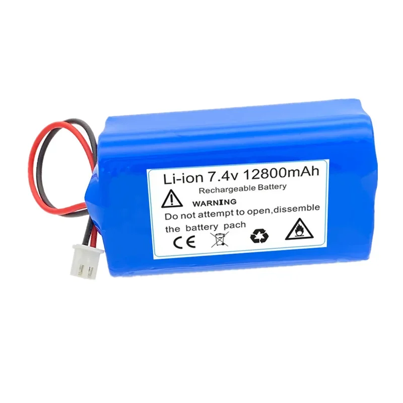 100% oryginalna bateria litowa 18650 7,4 V 12800 mah pakiet baterii megafon płyta ochronna głośnika