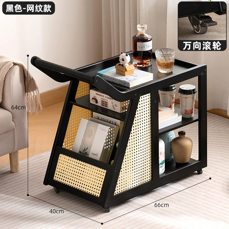 Movable Side Table Desk Coffee Table Living Room Furniture Home Tea Table Bed Nightstands Table Basse Muebles Mesa Plegable
