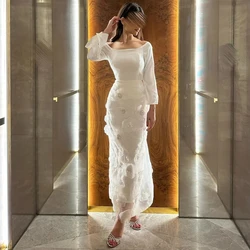 Customized Jiayigong Jersey Applique Valentine's Day Straight One-shoulder Bespoke Occasion Gown Midi Dresses Saudi Arabia