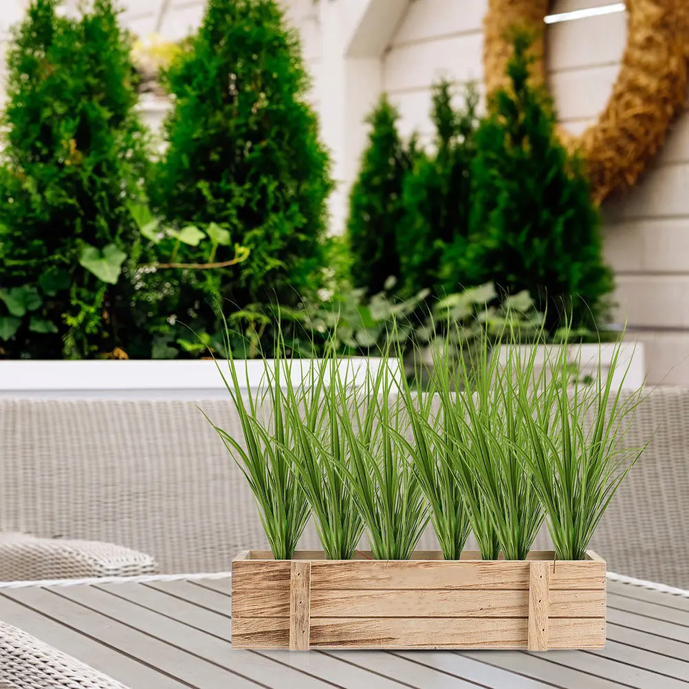 

24Pcs Artificial Plants Lifelike Faux Greenery Stems for Indoor Outdoor Decor Home Garden Office Hotel Weather Resistant